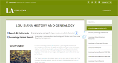 Desktop Screenshot of louisianagenealogy.com